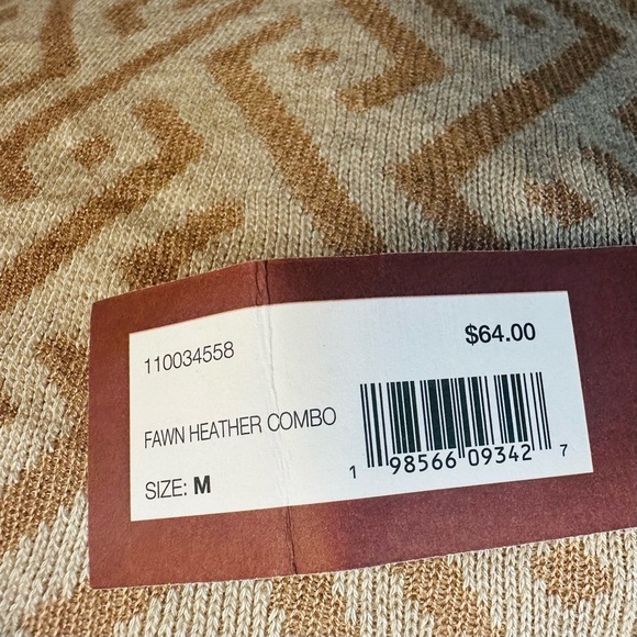 NWT Long Open Cardigan Med Geometric Oversized Boho Lagenlook Layering MSRP $64 - Picture 4 of 5